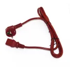 Кабель питания компьютера (Schuko+C13) PWC-IEC13-SHM-3.0-RD (3x1.0). 10A