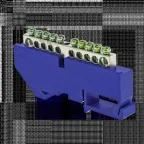 Шина нулевая PE 63.8 (DIN изолятор)