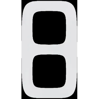 Valena ALLURE Рамка 2 поста белая универсальная