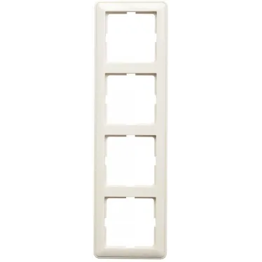 W59 Рамка 4 поста бежевая