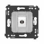 Avanti Компьютерная розетка RJ-45 без шторки в стену, кат.6 одинарная, Белое облако