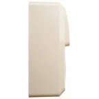 ЭТЮД блок открытой установки Розетка с зазем. со шторками + Выключатель 1-клавиш., бежевый