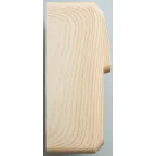 ЭТЮД Блок открытой установки Розетка с зеземлением со шторками + Выключатель двухклавишный сосна