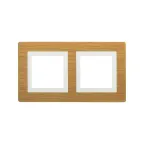 Рамка из натурального дерева, ''Avanti'', беленый дуб, 4 модуля