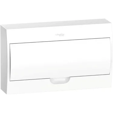 Щит распределительный навесной белый City9 (ЩРн-П-18) дверь белая на 18 модулей IP40