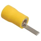 Наконечник плоский изолированный НпИш 4.0-6.0 желтый (100шт)