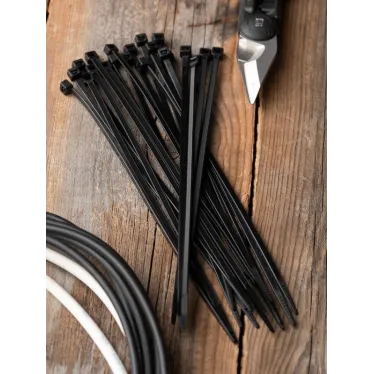 Хомут P6.6 стандартный черный 3.6x200 (100шт) FlexLock PROxima