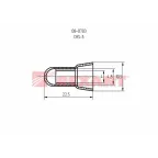 Заглушка концевая изолир КИЗ-5, 4,0 мм (2,5-5,5 кв мм), REXANT