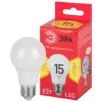 Лампа светодиодная A60-15W-827-E27 диод, груша 15Вт, тепл, E27