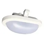 Светильник светодиодный ДБП-12W 4000K 900Лм овальный пластик IP65 Jazzway