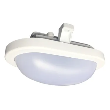 Светильник светодиодный ДБП-12W 4000K 900Лм овальный пластик IP65 Jazzway