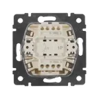 VALENA Кнопка в рамку слоновая кость