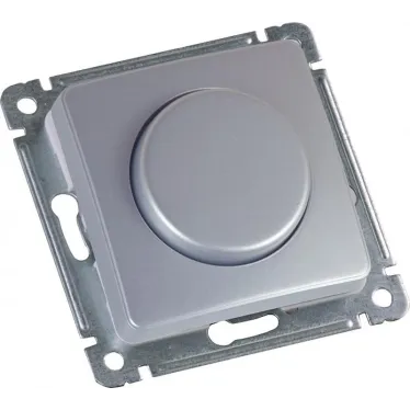 MASTER Светорегулятор (диммер) скрытой установки, в рамку, серебро