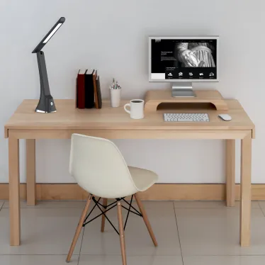 Светильник настольный GTL203 6W 380lm 4000K 170-265V черный диммируемый LED 1/20 | GT2032 | Gauss