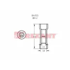 Гильза соединительная изолир L-27.3 мм нейлон 1.5-2.5 кв мм (ГСИ(н) 2.5 ГСИ-н 1,5-2,5), REXANT