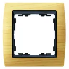 Рамка на 1 пост, S82, сосна - графит