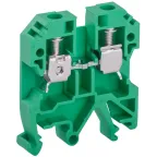 Клемма винтовая КВИ-6мм2 зеленая