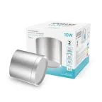 Светильник светодиодный декоративный бытовой с рассеивателем HD020 10W (хром сатин) 4100K 88х75мм | HD020 | Gauss