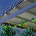 Гирлянда светодиодная "Белт Лайт" серия Holiday, 10 ламп, 7,7 м, IP44, зеленый, 1/6 | HL061 | Gauss