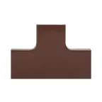 Угол T-образный (20х10) (4 шт) Plast под темное дерево