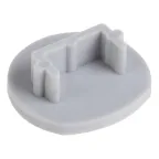 Заглушка для круглого профиля 17 универсальная