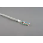 Витая пара U/FTP кат 6 4 пары AWG23 solid IN LSZH нг(А)-HF серый 500м