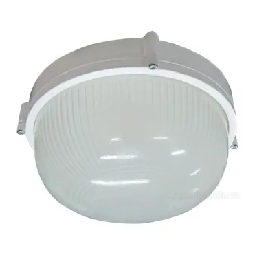 Светильник НПП-03-60-013 IP65 Банник 1301 Круг малый матовый корпус белый