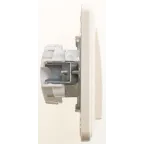 W59 Выключатель трехклавишный, 10АХ, в сборе, слоновая кость