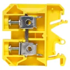 Клемма винтовая JXB-10/35мм.кв желтая