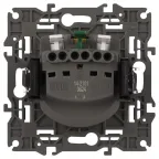 Розетка 2P+E Schuko, 16А-250В, Эра Elegance, шампань, 14-2101-04