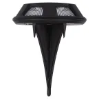 Светильник уличный ERAST024-01 на солнечной батарее подсветка Таблетка, сталь, пластик d 11 см