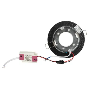 Светильник встраиваемый со светодиодной подсветкой DK LD51 WH/BK GX53 белый черный