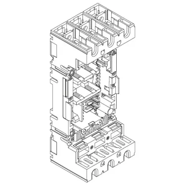 DRX 250 HP Основание втычного устройства с передним присоединением 3П | 669330 | Legrand