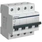 Автоматический выключатель ВА47-29М 4P 10А 4,5кА C GENERICA