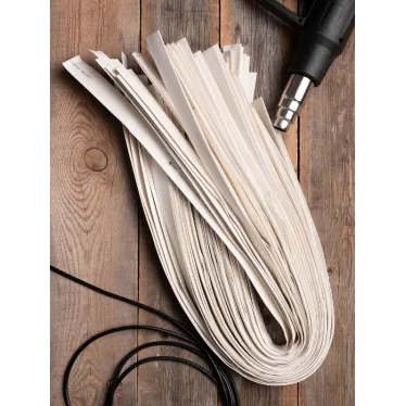 Трубка термоусаживаемая ТУТ нг 20/10 белая в отрезках по 1м PROxima