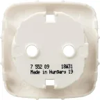 Valena ALLURE Лицевая панель розетки 2К+З Жемчуг