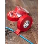 Изолента ПВХ красная 19мм 20м серии SafeFlex