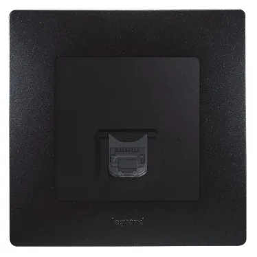 ETIKA Рамка 1 пост антрацит