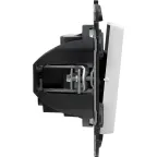 Valena LIFE Переключатель промежуточный 10АХ 250В С лицевой панелью Винтовые зажимы Белый