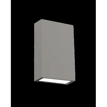 Светильник светодиодный фасадный ДБУ- 2x4w 4000K серый IP65 230V/50Hz PWL-12080/40D