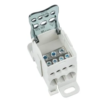 Блок распределения (Кросс) крепеж на панель DIN КБР-80А