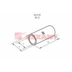 Гильза соединительная L-15 мм 2.5-4 кв мм (ГМЛ (DIN) 4), REXANT