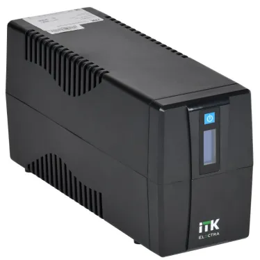 Источник бесперебойного питания Line-interactive 600ВА/360В , фаза 1/1, LCD дисплей,т с АКБ 1х7AH, USB, Schuko