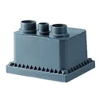 Колодец смотровой переходной с крышкой для двустенных труб 225х175х145