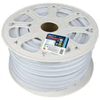 Лента светодиодная ULS-N21-2835-120LED/m-8mm-IP67-220V-8W/m-50M-BLUE бобина
