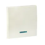 Валенсия лицевая панель выключателя 1-кл. с индикатором 10А жемчуг