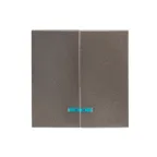 Валенсия лицевая панель выключателя 2-кл. с индикатором 10А графит