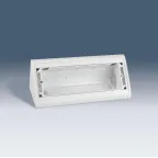 Угловая коробка для рамок на 8 узких модулей, S82C, белый