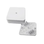 Коробка разветвительная КМР-030-030кг наружная (75х75х25) белая с клеммником PROxima