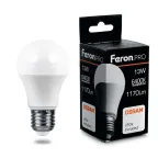 Лампа светодиодная LED 13вт Е27 дневной Feron.PRO